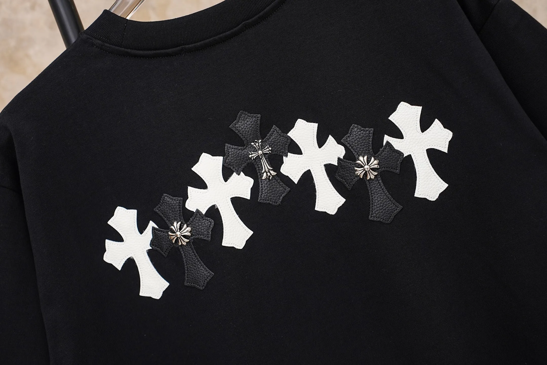 X （Black White ） 1:1 Same Style 32 Breathable 1x 1 oversize 1:1 Premium :White Black Size:S-XL